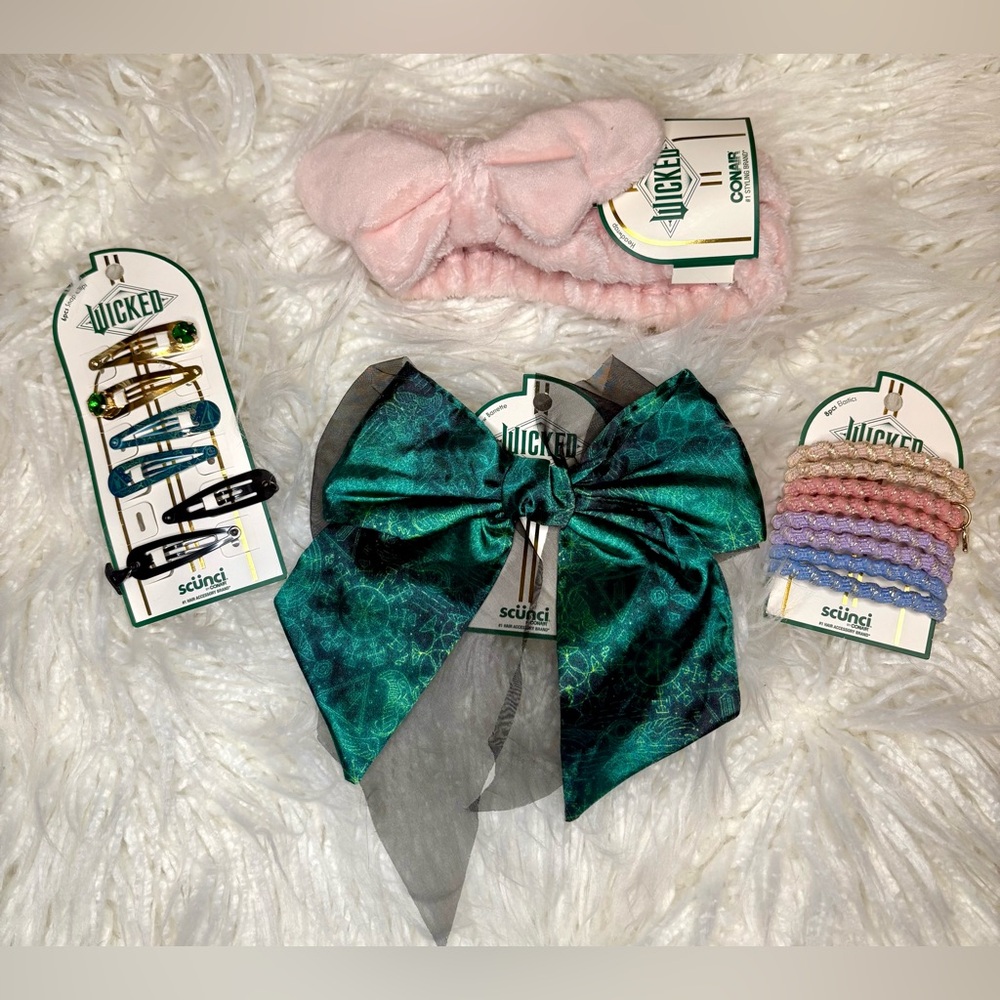 4 piece Wicked Hair Accessory Bundle